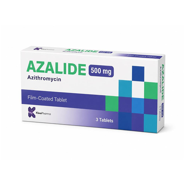 Azalide azithromycin 500 mg tablets pack