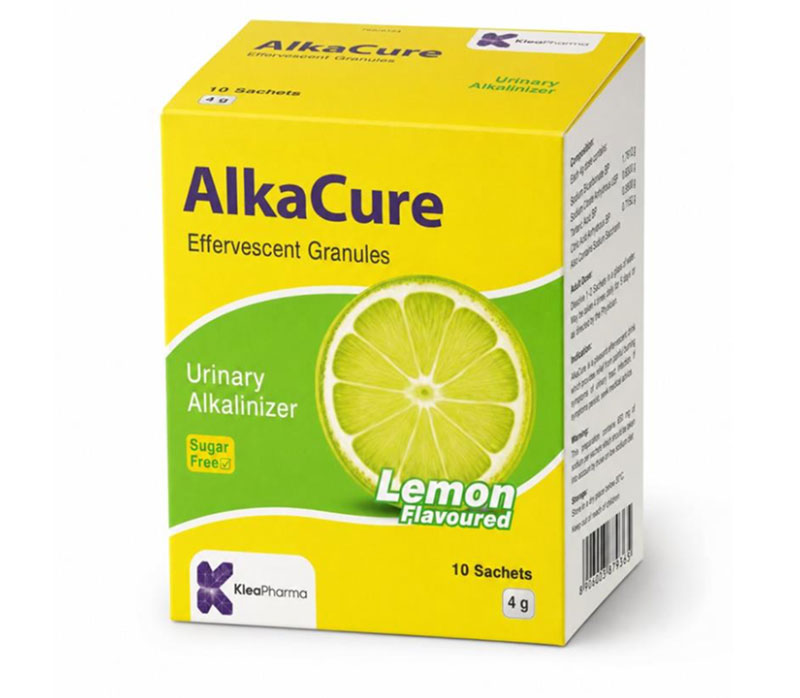 AlkaCure effervescent granule sachets pack for cystitis