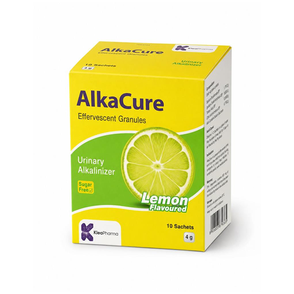 AlkaCure effervescent granule sachets pack for cystitis