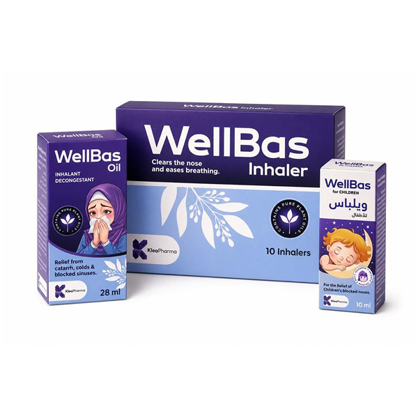 Wellbas essential oil blend and pocket inhaler pack